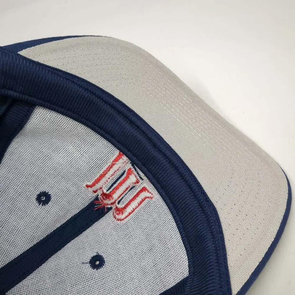 Genuine Merchandise Blue Snapback Hat One Size m Twins Logo Gray Underbrim MLB